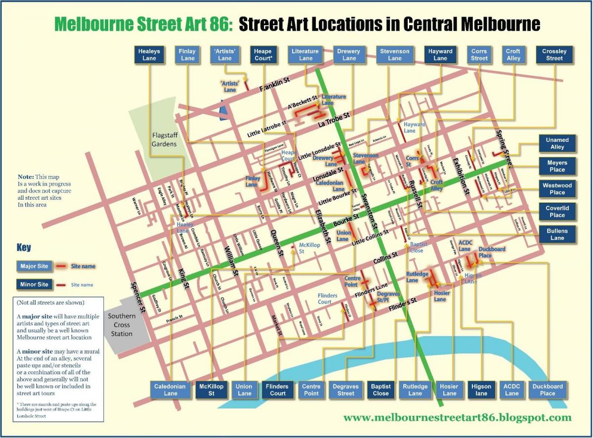 Melbourne road map