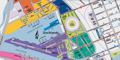 Docklands Melbourne Karte