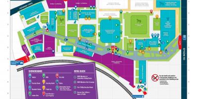 Karte von Melbourne Showgrounds