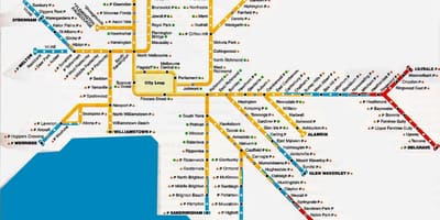 Melbourne metropolitan area anzeigen