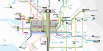 Melbourne tram network map